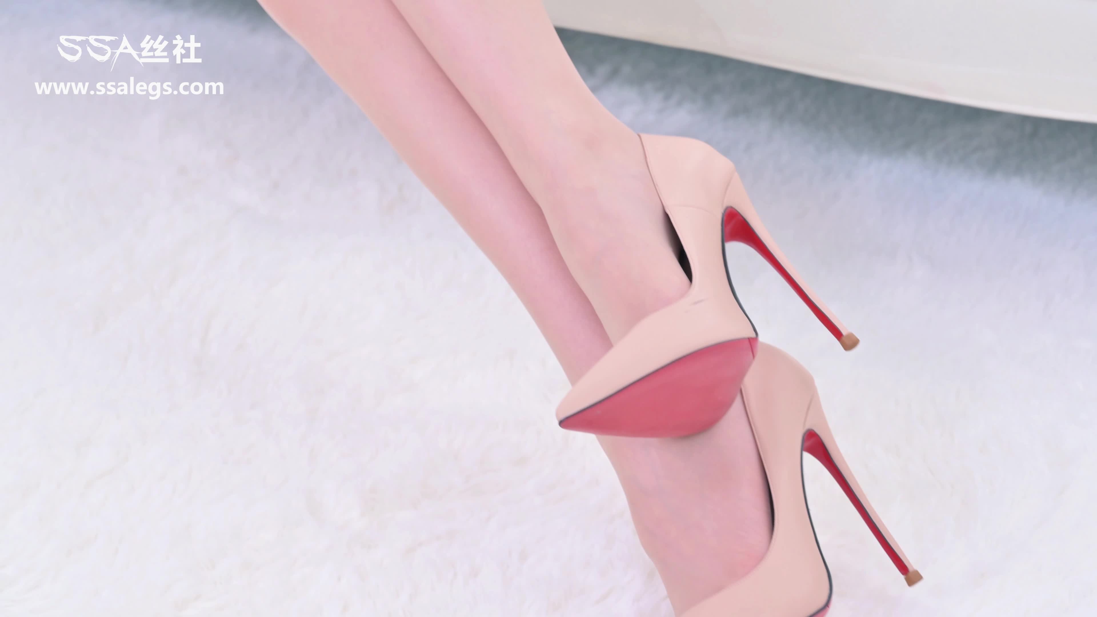 图片[5]-SSA丝社_短片_NO.017_晶晶_沙发上的晶灵_1V_1.29G - aifuli.cc-aifuli.cc