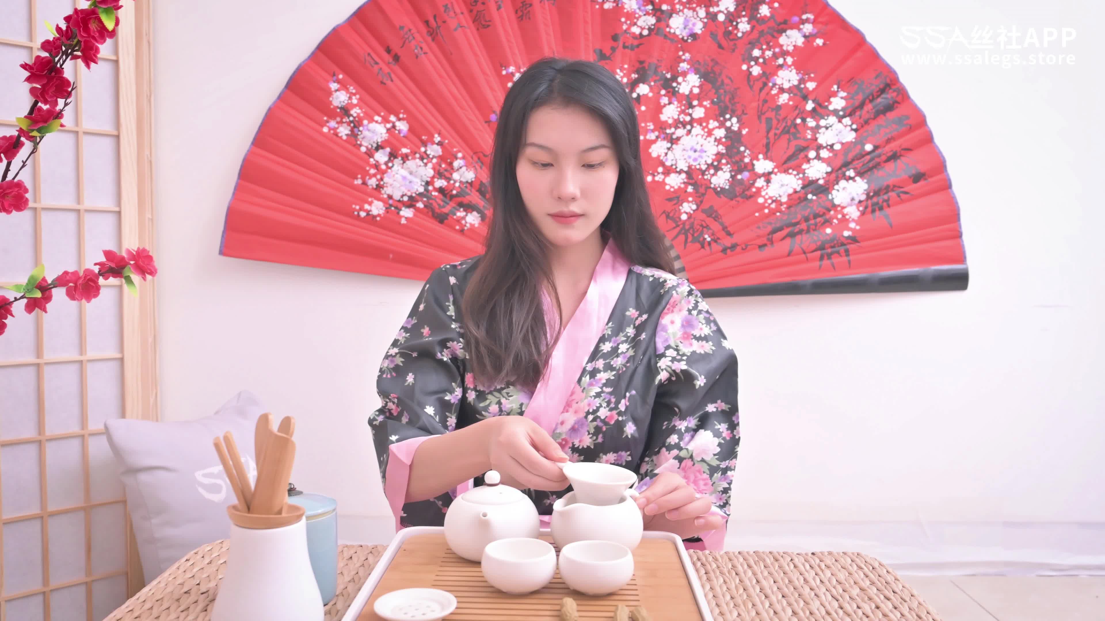 SSA丝社_短片_NO.040_素素の茶艺_肉丝袜_1V_3.34G - aifuli.cc-aifuli.cc