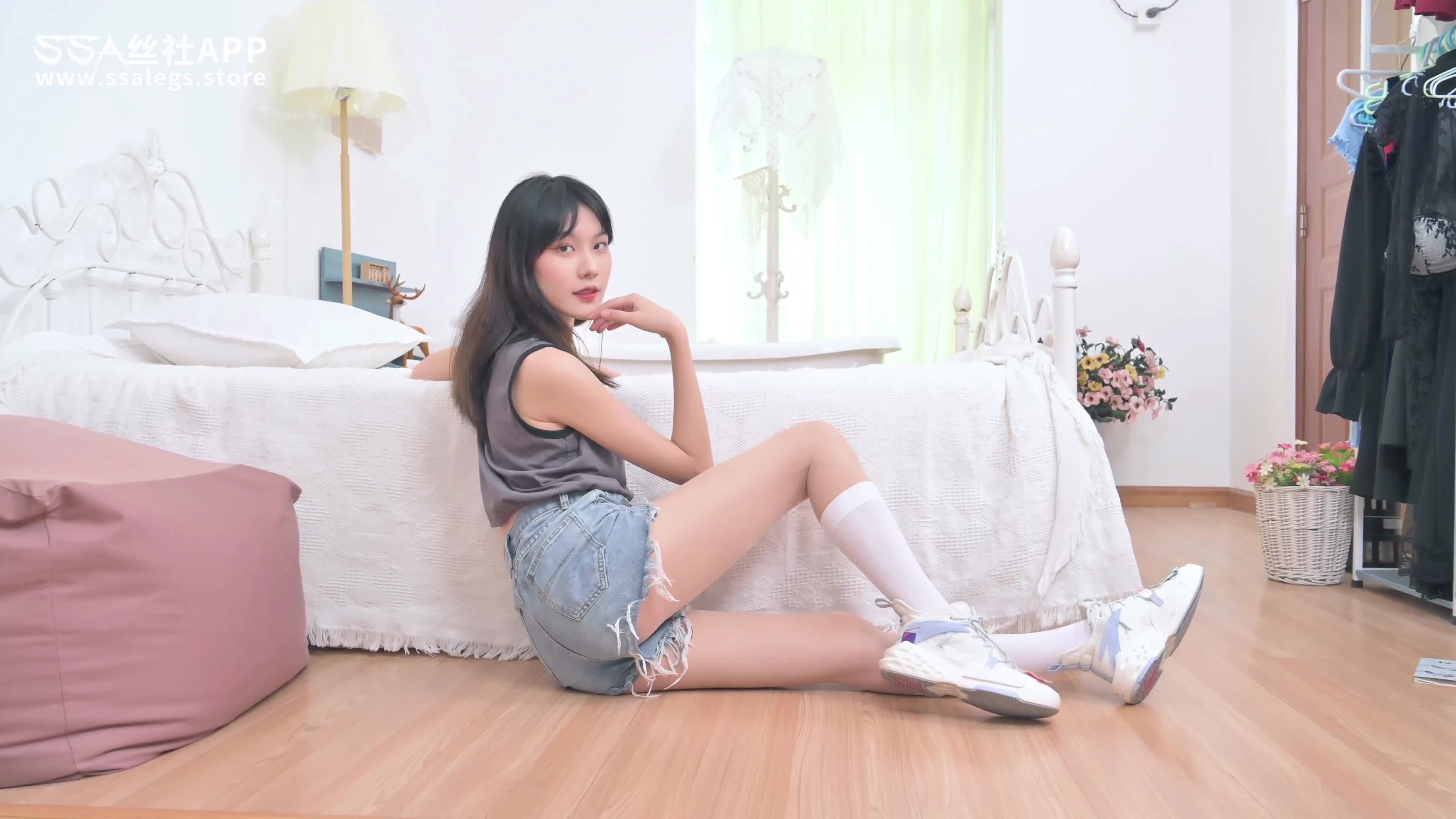 图片[4]-SSA丝社_短片_NO.131_素素_白色小腿袜_1V_525.3M - aifuli.cc-aifuli.cc