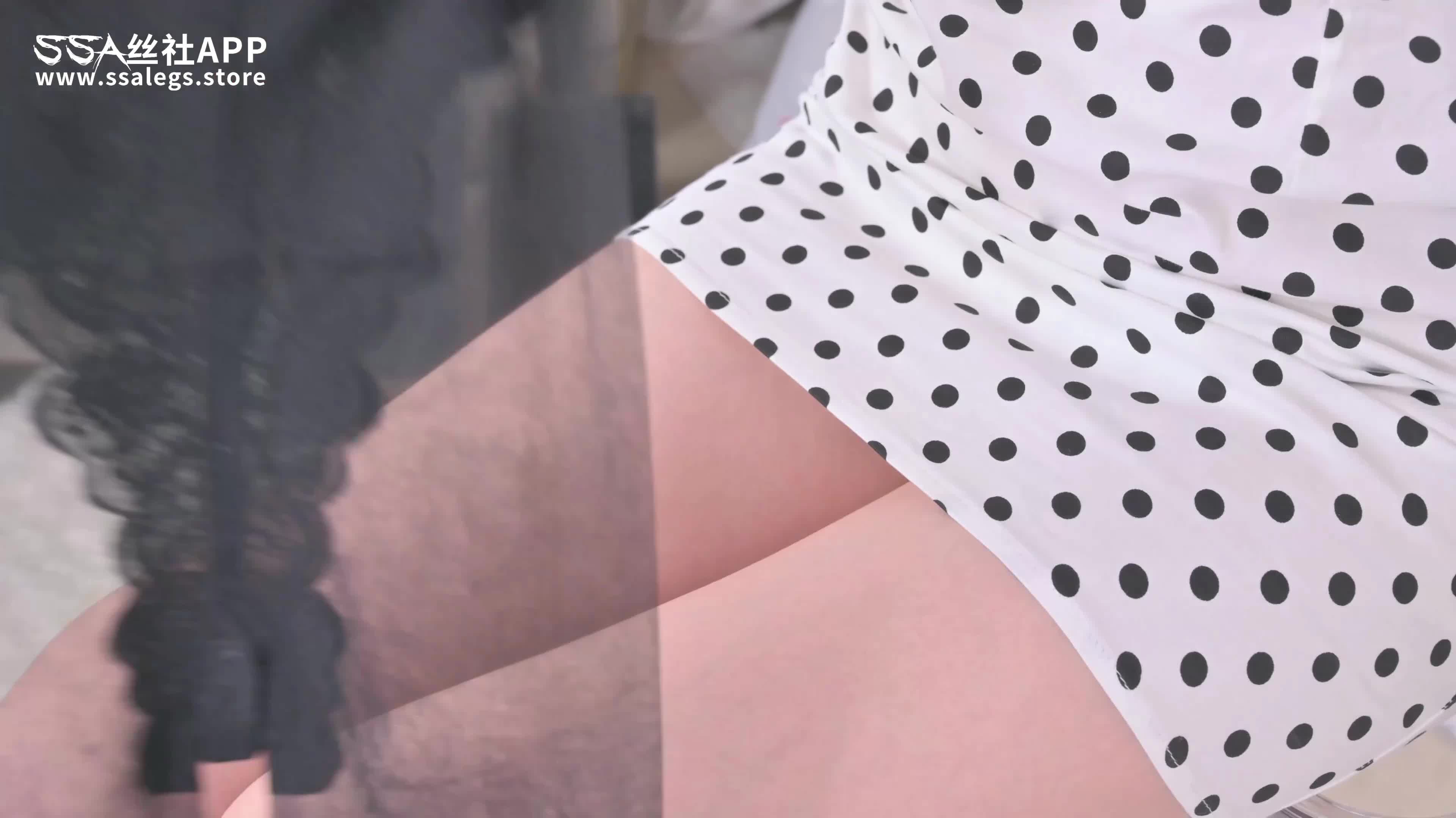 SSA丝社_短片_NO.262_晴岚_波点连衣裙_1V_628.6M - aifuli.cc-aifuli.cc