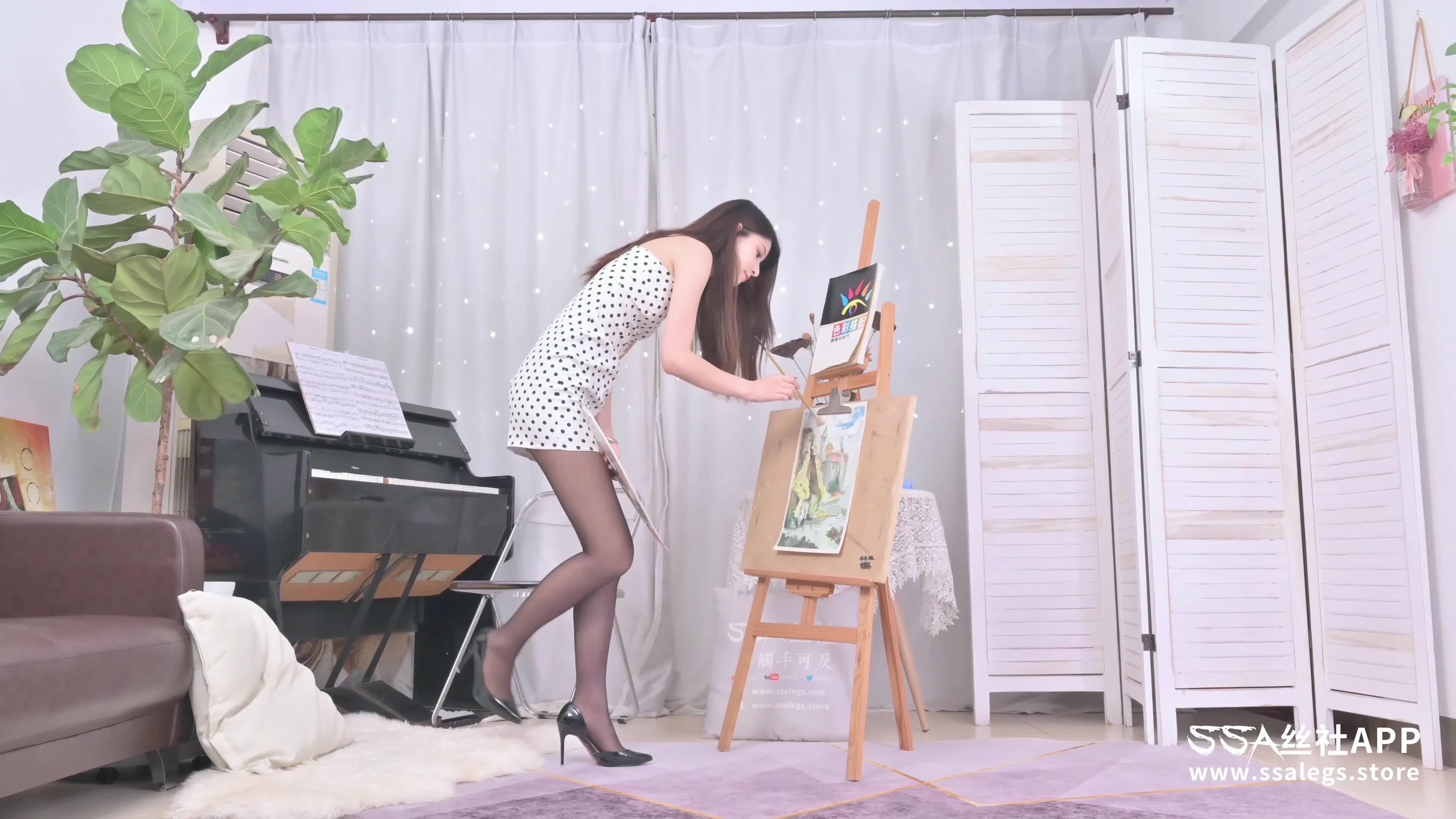 图片[3]-SSA丝社_短片_NO.274_晴岚_波点连衣裙_1V_557.1M - aifuli.cc-aifuli.cc