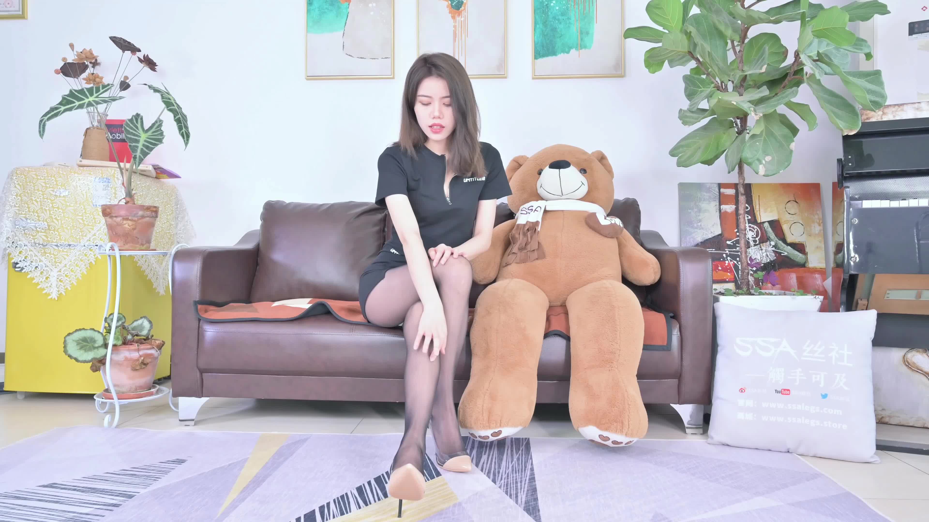 SSA丝社_短片_NO.322_淑贞_黑色休闲短裙_1V_395.3M - aifuli.cc-aifuli.cc