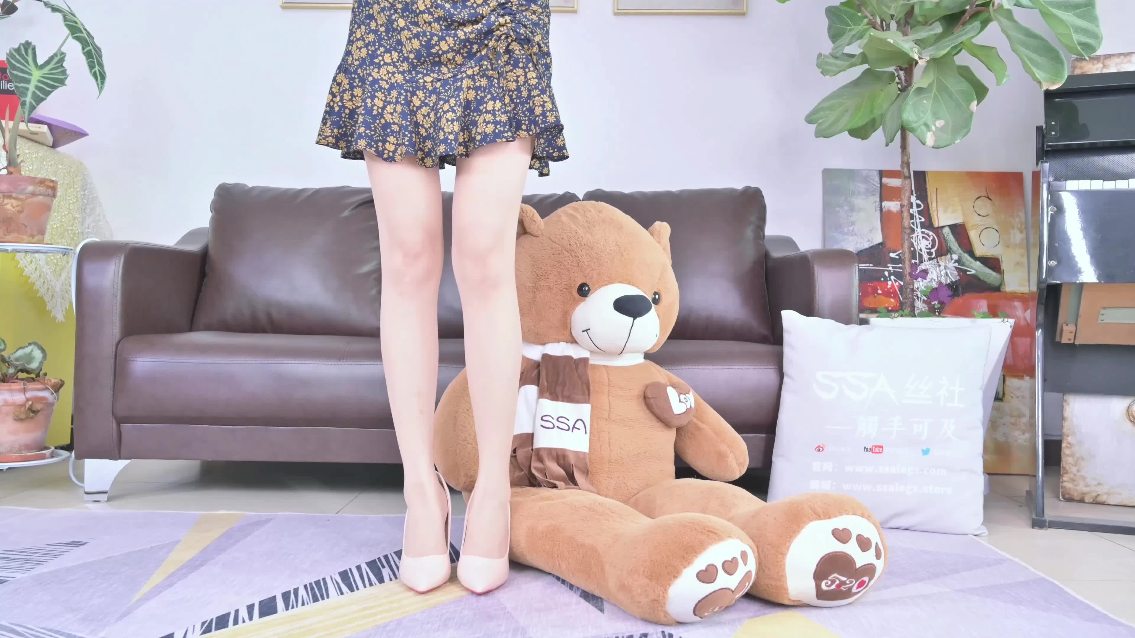 SSA丝社_短片_NO.354_淑贞_长袖碎花连衣裙_1V_383.1M - aifuli.cc-aifuli.cc