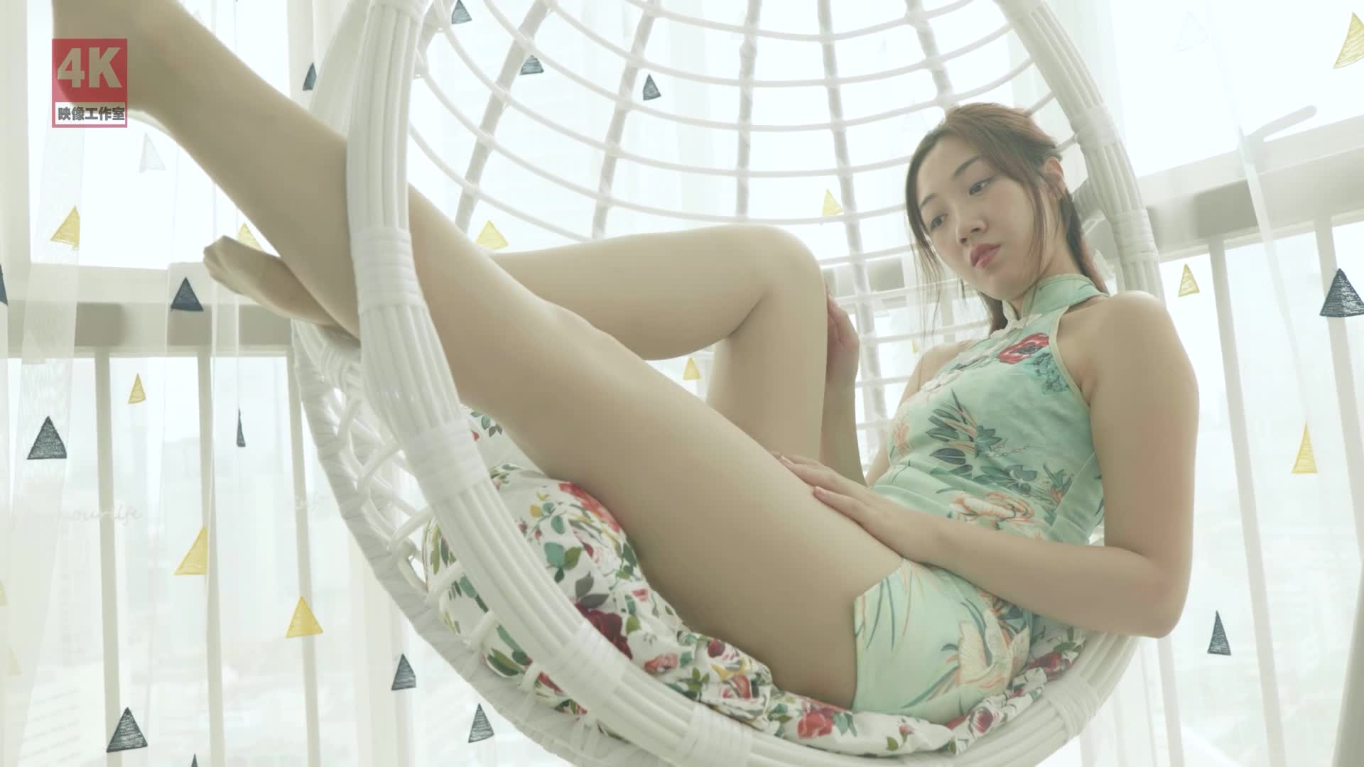 图片[3]-Ligui丽柜_HD视频_2020.08.20_旗袍肉丝吊椅_上_星雨_1V_326MB - aifuli.cc-aifuli.cc