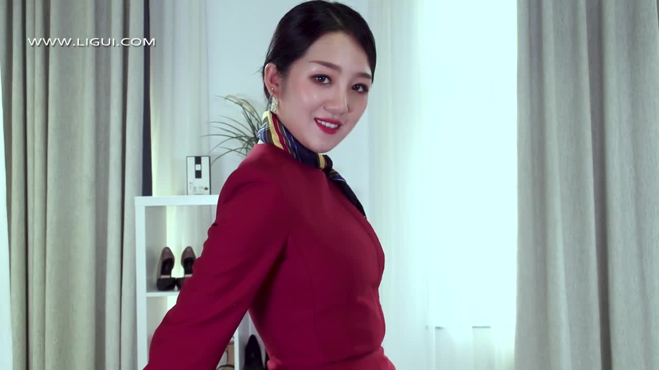 Ligui丽柜_高清视频_2020.04.14_莲秘空姐_冰冰_1V_287MB-aifuli.cc